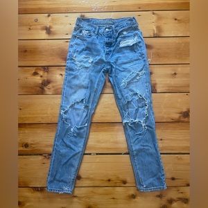 American Eagle High Rise Mom Jeans